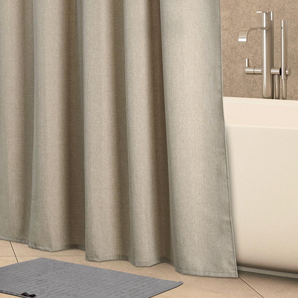 Fieldcrest linen shower curtain
