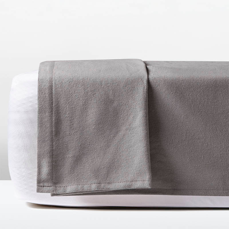 lenzuola flanella grigio