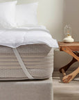 mattress protector with elastic straps
