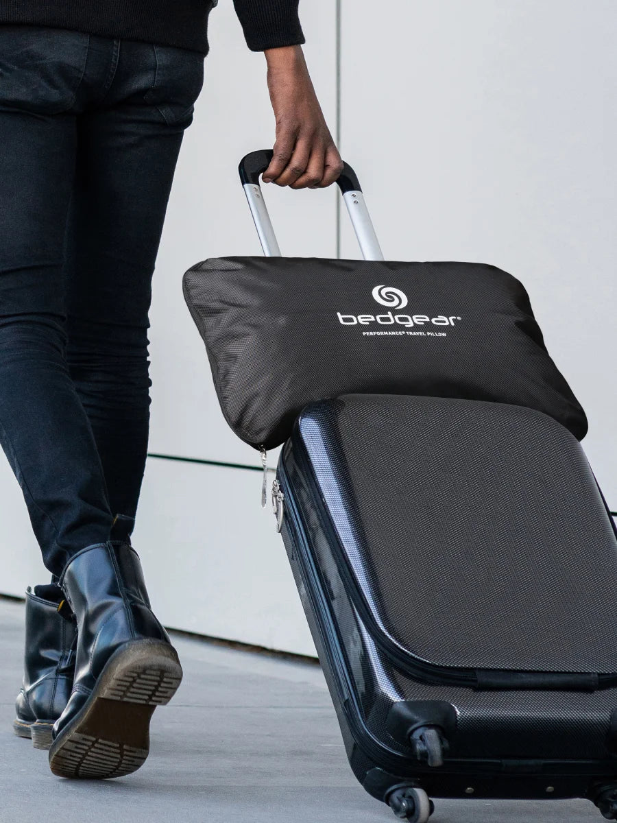 bedgear travel pillow lifestyle