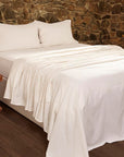 white flannel sheet
