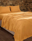 yellow flannel sheet