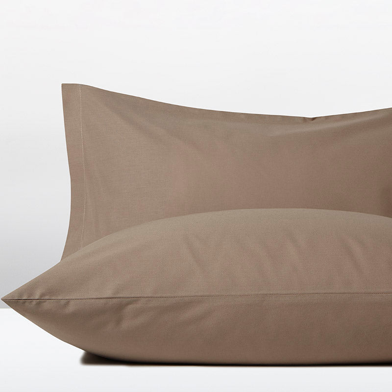 taupe pillowcase set Cannon Cotton Fresh