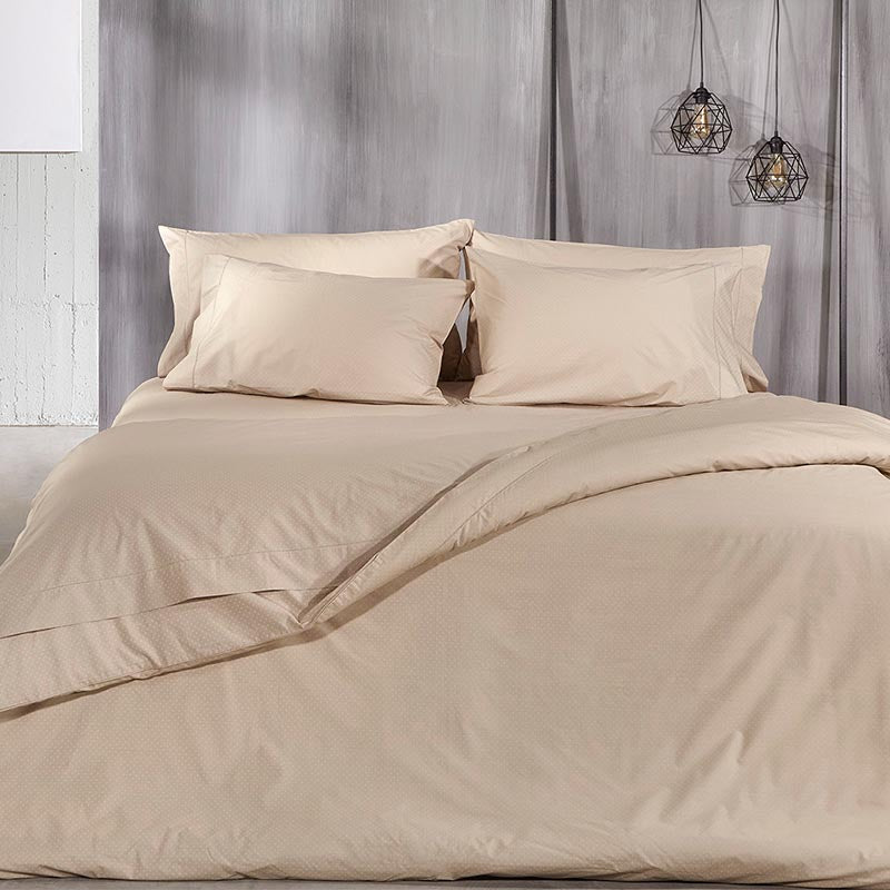 dotted duvet cover Cannon Imperial linen