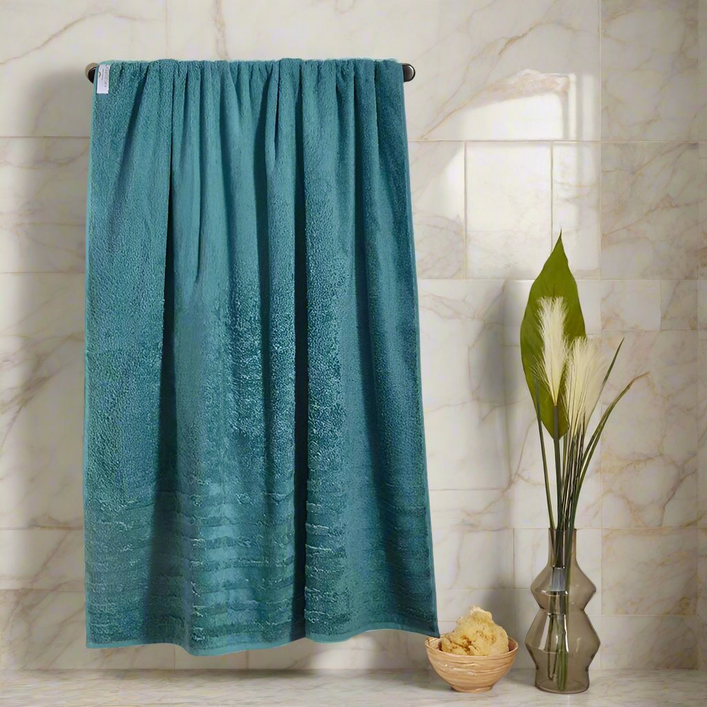 bath sheet towel Fieldcrest Ultra Soft 90x180 green