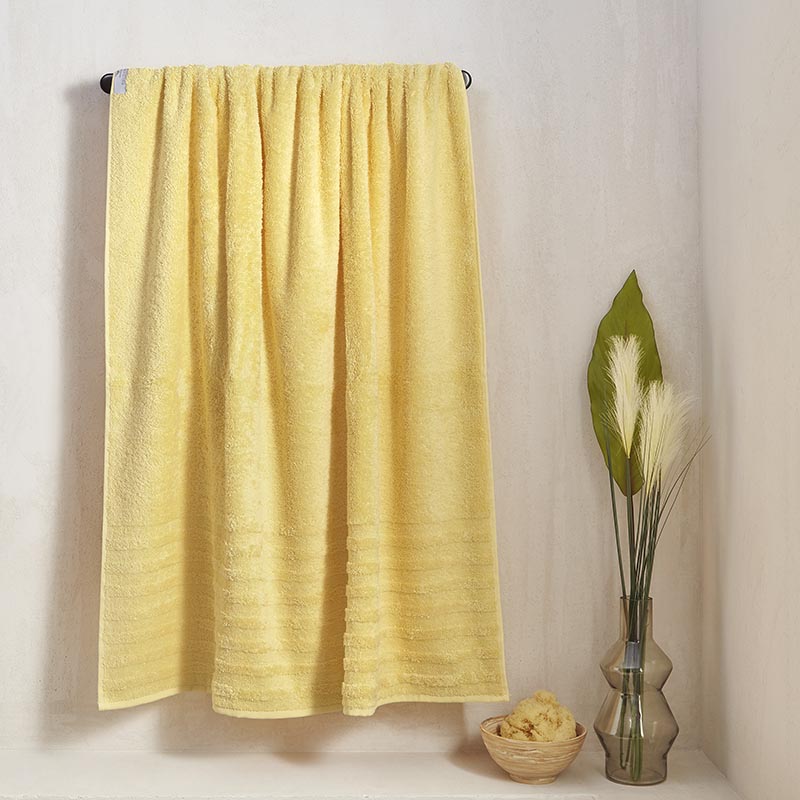 bath sheet towel Fieldcrest Ultra Soft 90x180 yellow