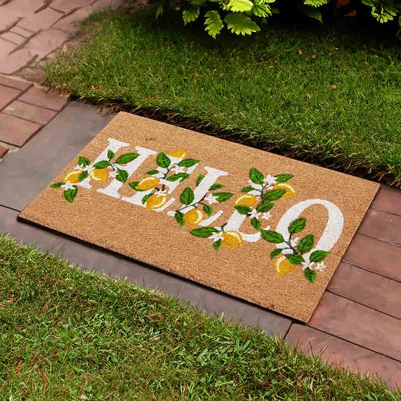 doormat Hauz Coir 45x75 lemon tree