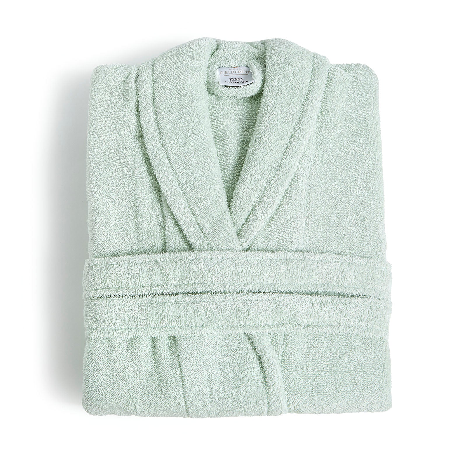 solid ether bathrobe fieldcrest ultra soft