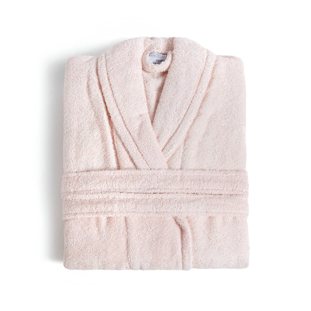 lavender blush solid bathrobe fieldcrest ultra soft