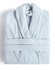 solid powder blue bathrobe fieldcrest ultra soft