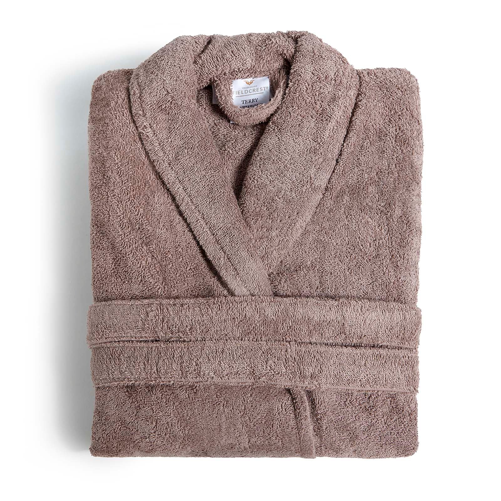 rosy brown bathrobe fieldcrest ultra soft