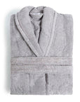 silver color bathrobe fieldcrest ultra soft