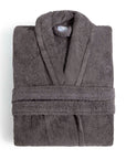 state grey bathrobe fieldcrest ultra soft