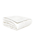 folded comforter aegean white goose mix