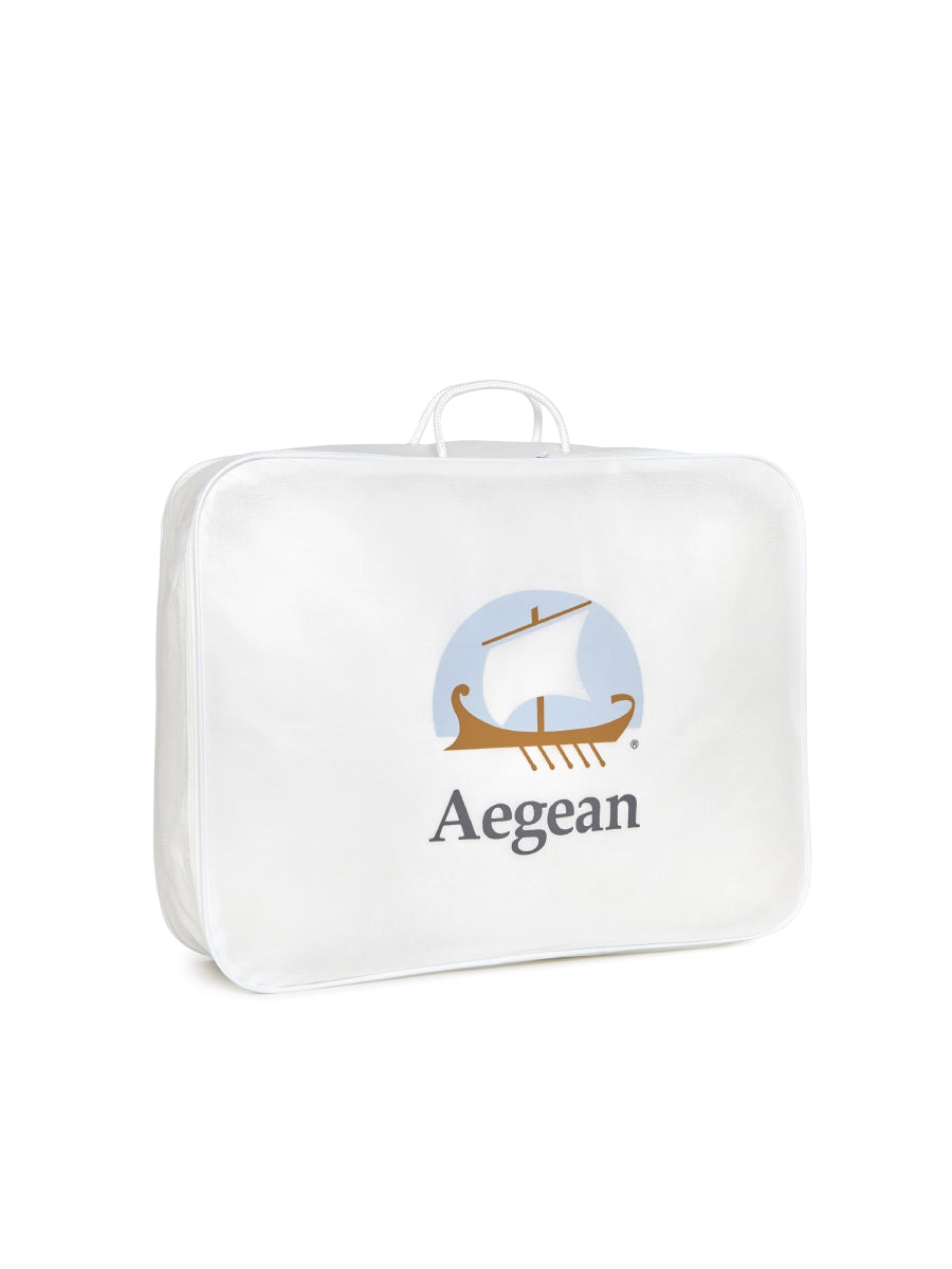 aegean white goose mix duvet packaging