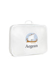 aegean white goose mix duvet packaging