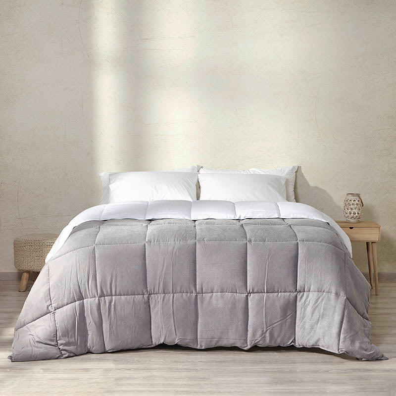 comforter Aegean Velvet Touch grey