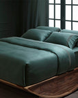 duvet cover set Hauz Vegan Silk green