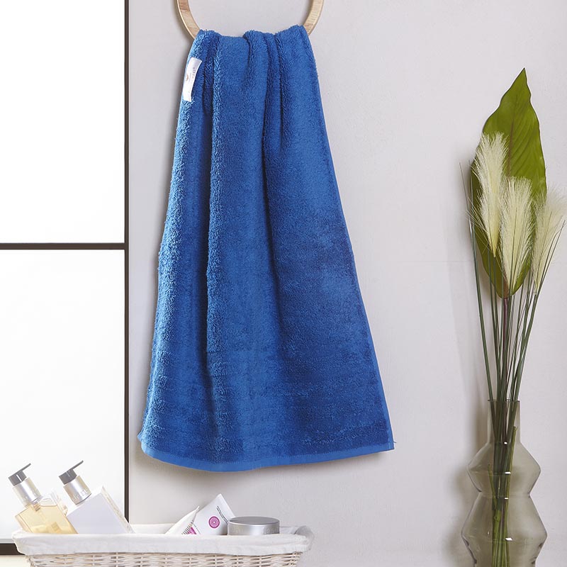 Fieldcrest hand towel 50x100 blue