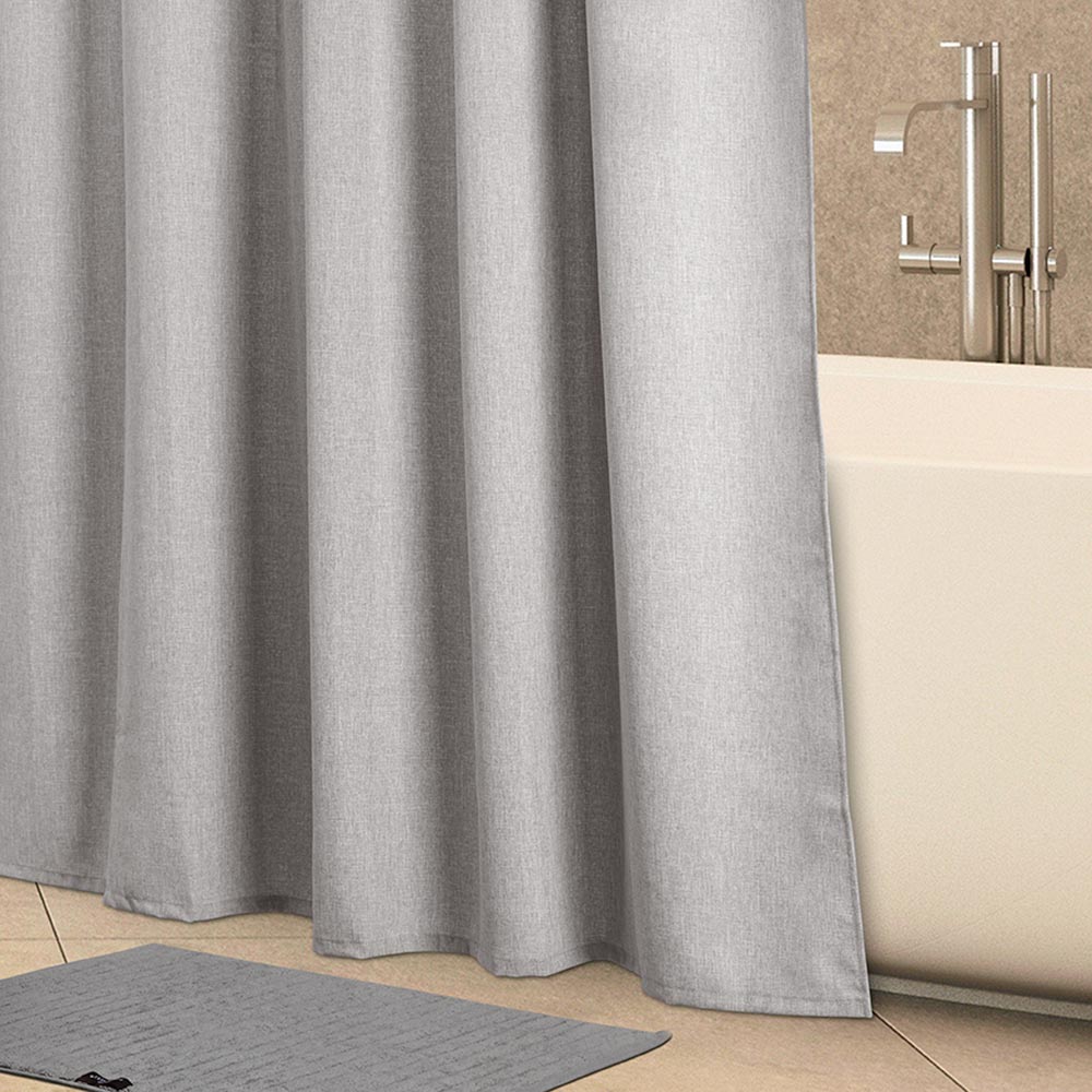 Fieldcrest grey shower curtain 