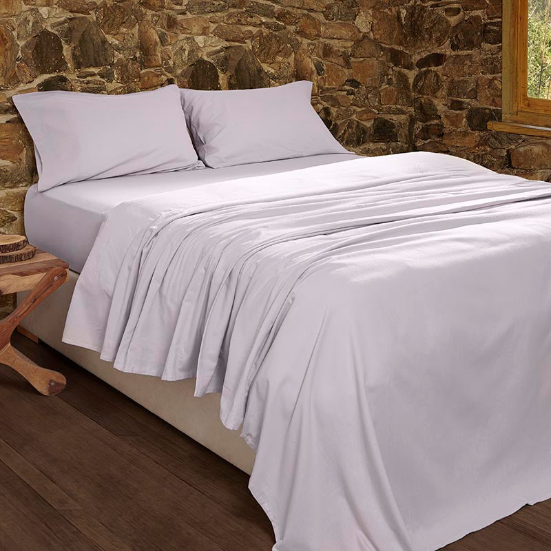 lilac flannel sheet