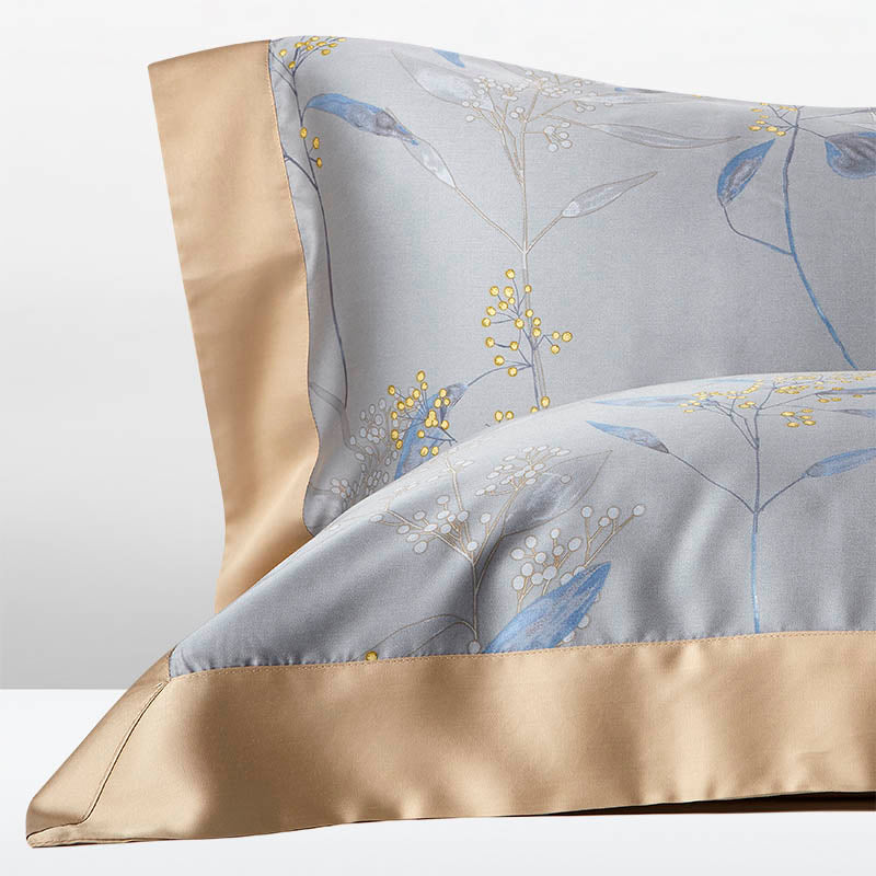 pillowcase set tencel charisma sapphire garden