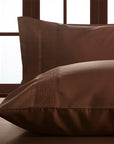 vegan silk hauz pillowcase set cinnamon